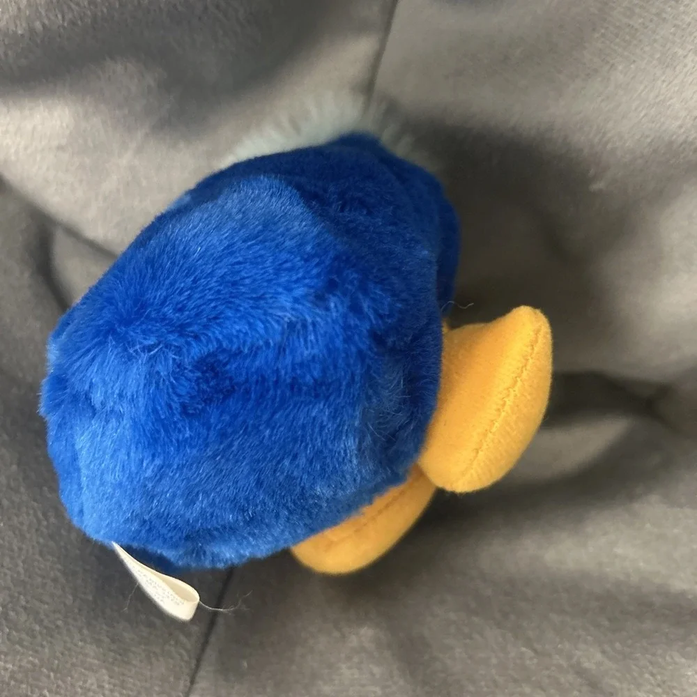 Swibco Puffkins Jake Blue Jay Bird Plush Stuffed Animal Blue Vintage 1998 4.5